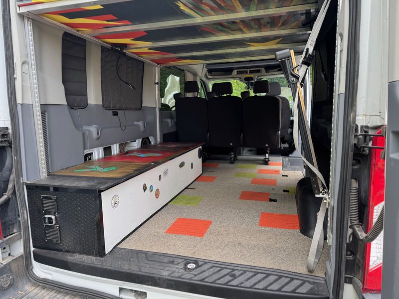 Picture 5/12 of a Ford transit passenger XLT High Roof 148” 2019 (Sleeps 4) for sale in Salt Lake City, Utah