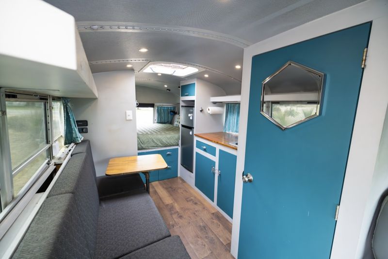 Picture 2/10 of a Off Grid Diesel Skoolie Conversion - Roof Deck - Turn Key for sale in San Diego, California