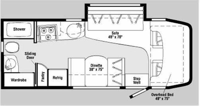 Picture 3/6 of a 2007 Winnebago Navion 23H  for sale in Ellijay, Georgia