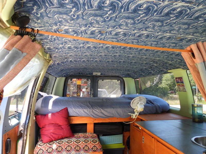 Picture 3/11 of a Vintage Hippy Camper Van - low original miles! for sale in Cherokee Village, Arkansas