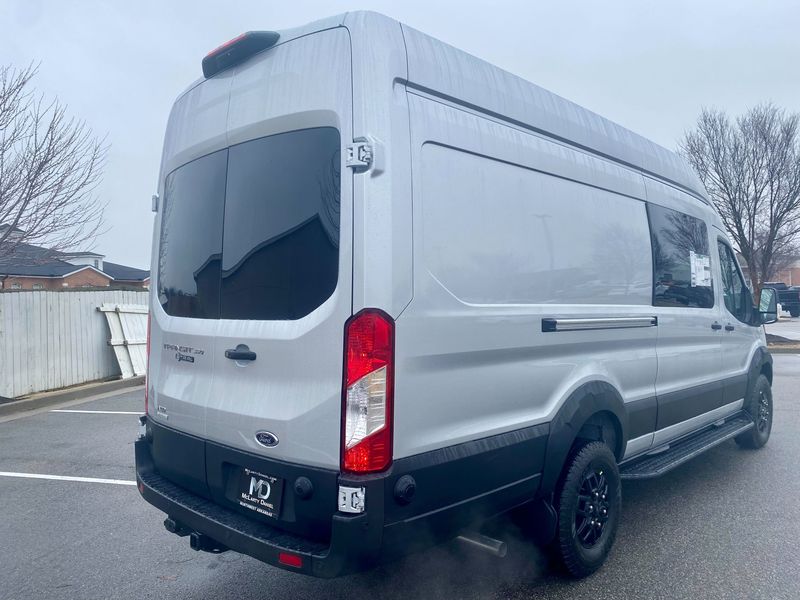 Picture 2/5 of a 2023 NEW Ingot Silver Ford Transit 350 Trail High-Roof AWD for sale in Fayetteville, Arkansas