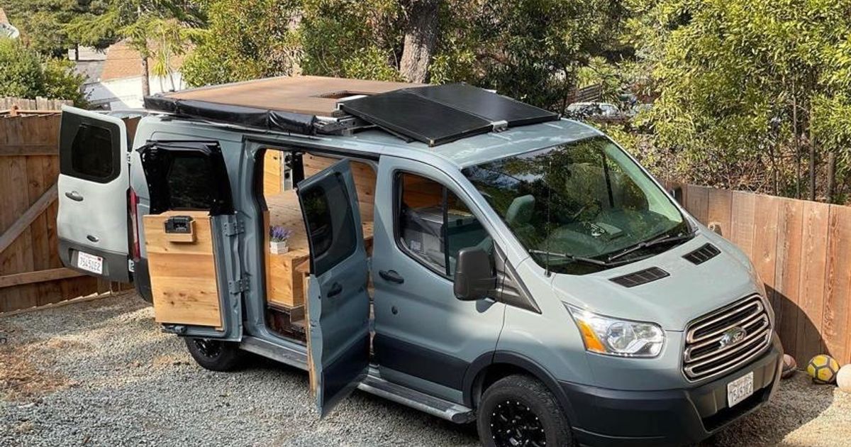 Camper Van For Sale: 2015 Ford Transit 250 Converted Camper Van