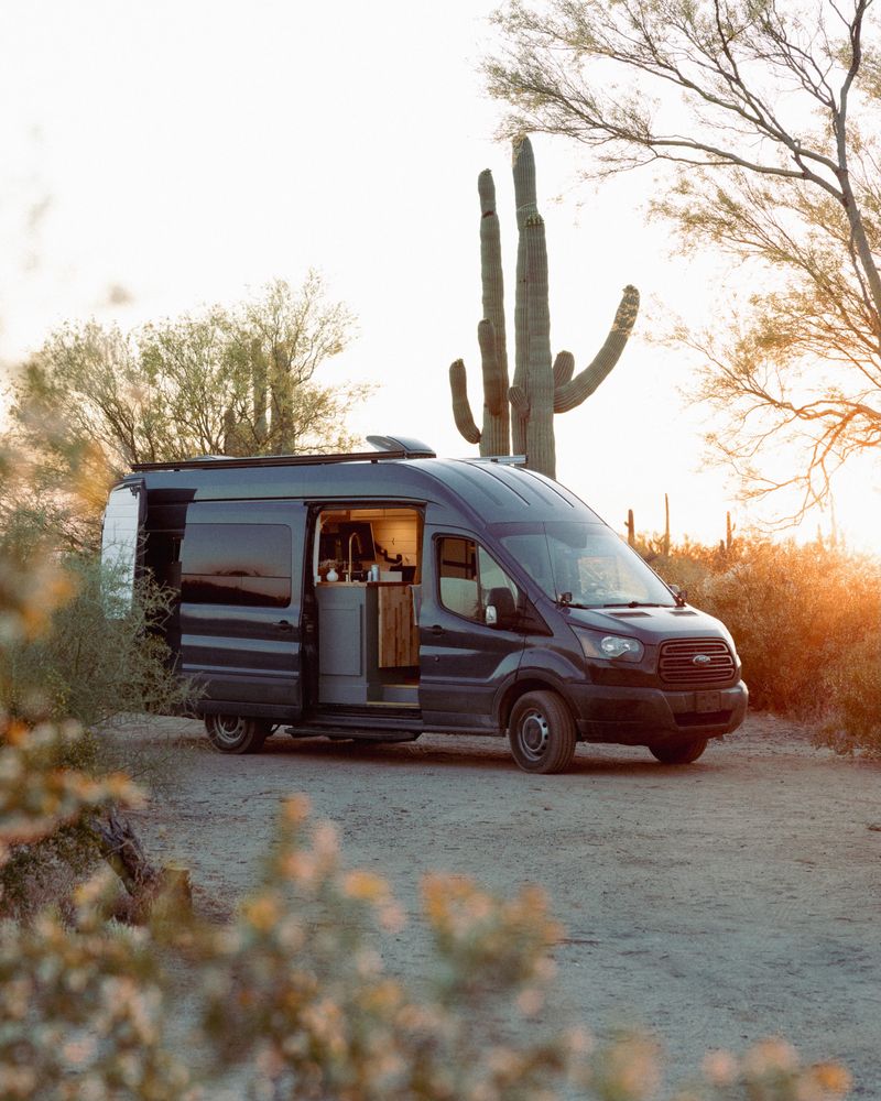 Picture 1/33 of a 2019 Ford Transit Van - 500ah w/ Starlink, Dog Crate, etc. for sale in San Diego, California