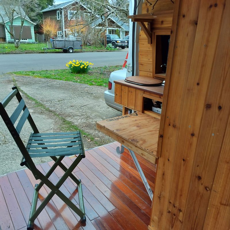 Picture 3/10 of a 2010 low miles Transit Connect camper van for sale in Eugene, Oregon