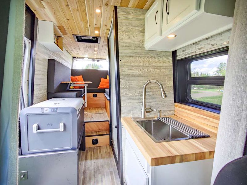 Picture 1/16 of a 2020 AWD Ford Transit 350 High Roof 13k Miles for sale in Wausau, Wisconsin