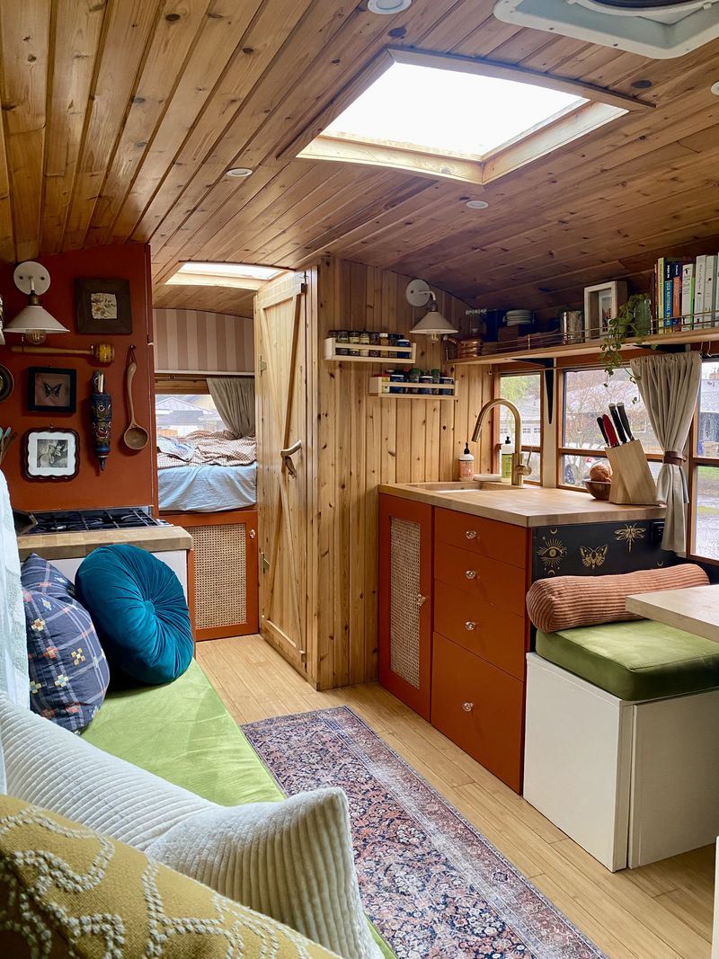 Picture 4/23 of a 2007 Lavender Skoolie - Cottage on wheels! for sale in Portland, Oregon