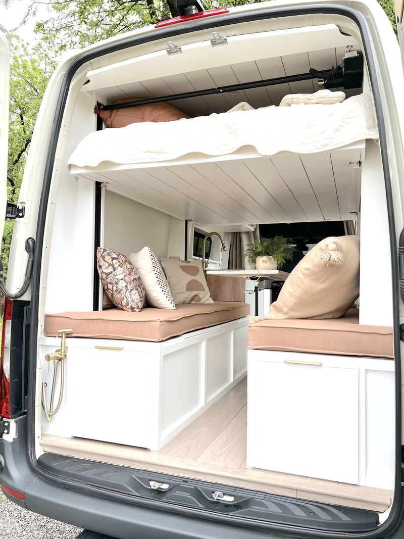Picture 1/6 of a Off Grid Sprinter with Bed Lift! Seats 3, Sleeps 4 for sale in Mustang, Oklahoma