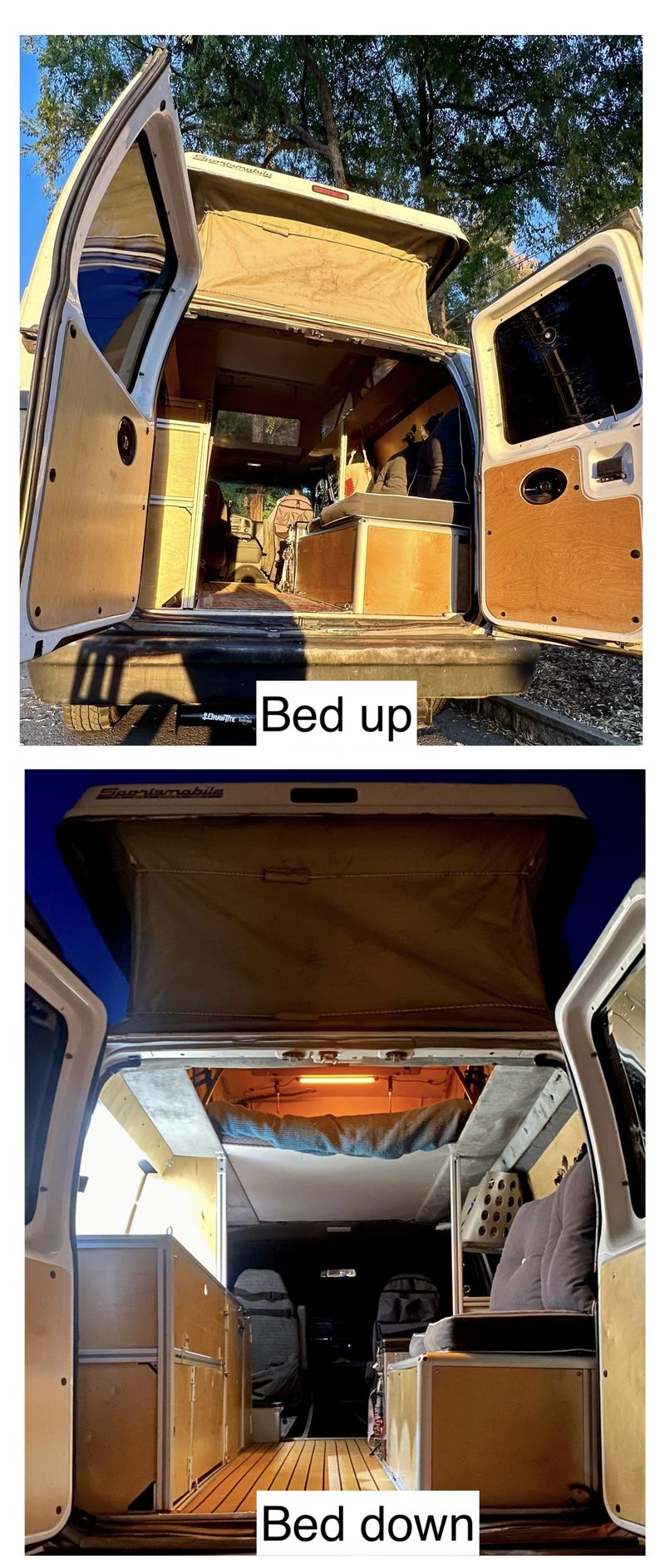 Picture 3/17 of a 1995 converted Ford Econoline e150 cargo camper for sale in Redlands, California