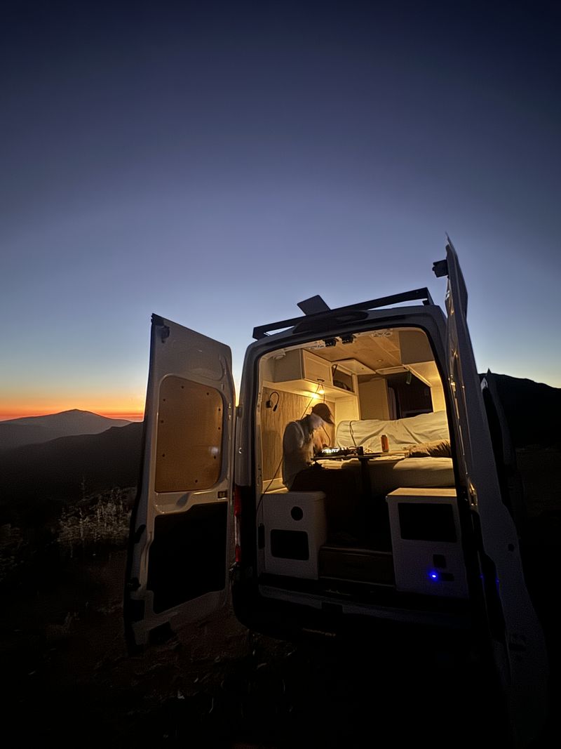 Picture 1/36 of a Off-Grid Ford Transit Campervan w/ Shower & Starlink WiFi for sale in San Diego, California