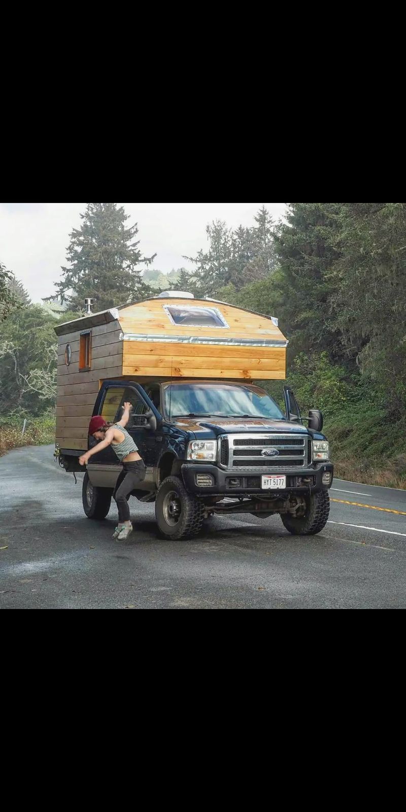 Picture 1/17 of a Custom wooden truck camper Ford F250 for sale in Eureka, California