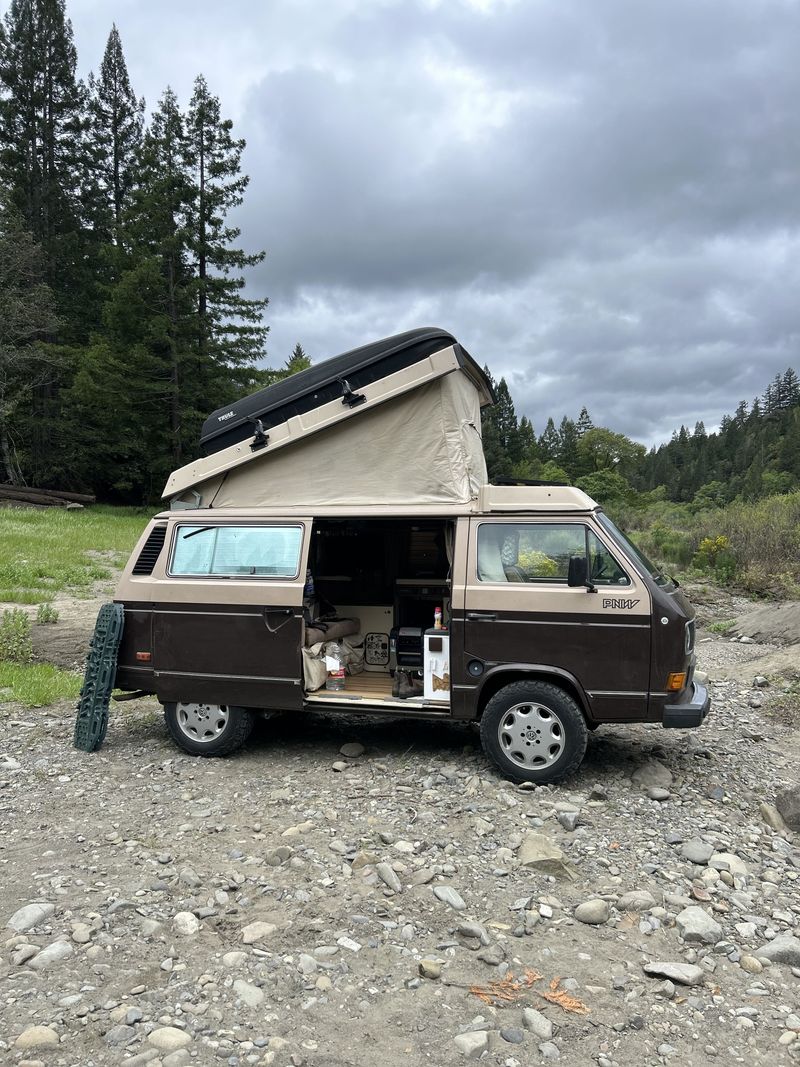Picture 1/12 of a 1984 Volkswagen Vanagon Westfalia Subaru Ej22 for sale in Portland, Oregon