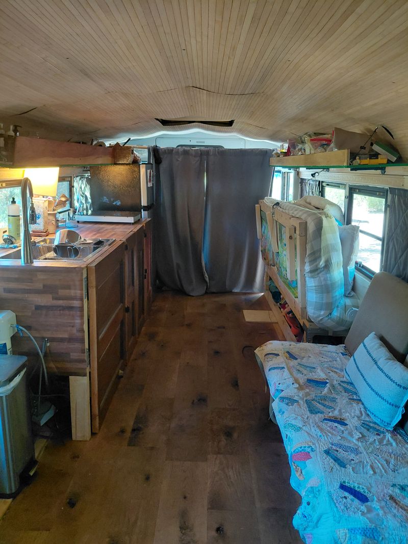 Picture 3/21 of a 1996 ford B800 Skoolie Converted School Bus tiny home for sale in Pescadero, California