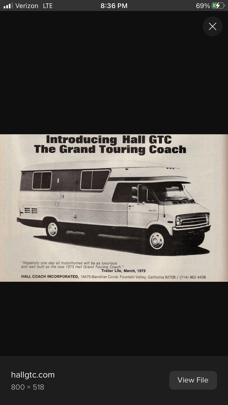 Picture 2/55 of a 1973 Dodge Hall GTC for sale in Flagstaff, Arizona