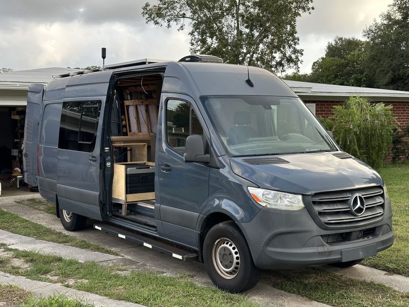 Picture 1/11 of a 2019 sprinter 2500 mid- built out, all needed parts included for sale in Jacksonville, Florida