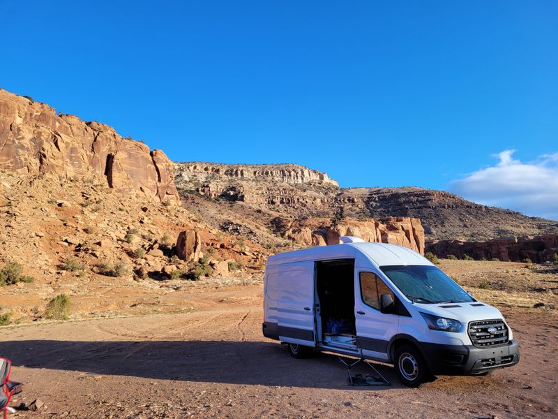 Picture 1/6 of a 2020 Ford Transit 250 Extended High Roof, 29,000 Miles for sale in Baxter, Minnesota