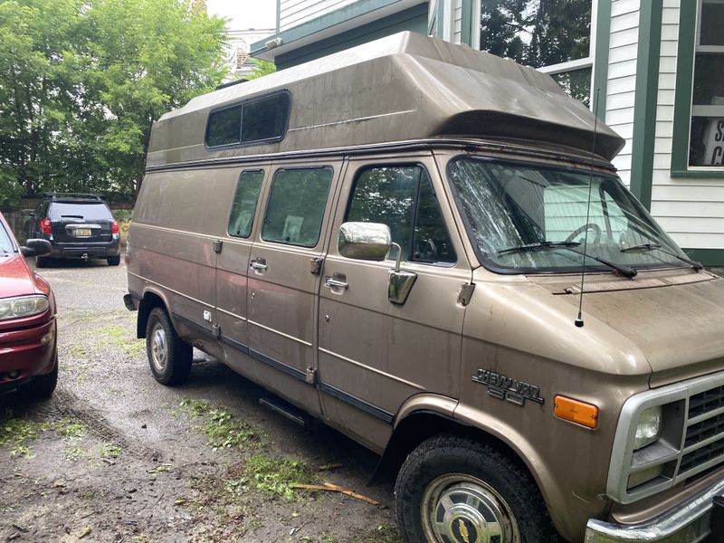Picture 2/14 of a Converted 1995 Chevy G30 Van Extended Height for sale in Ann Arbor, Michigan