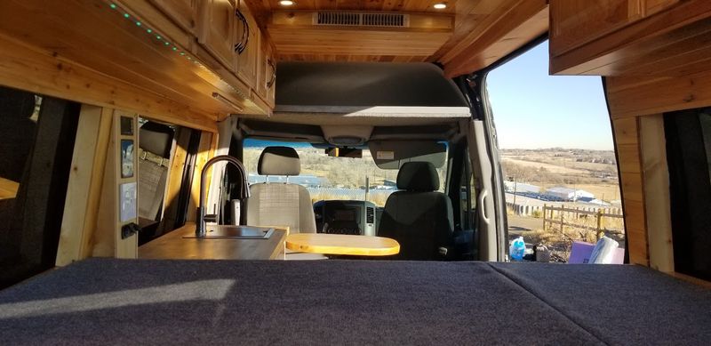 Picture 4/10 of a  Camping Van 2014 Black Mercedes-Benz Hi Roof Sprinter 2500  for sale in Boulder, Colorado