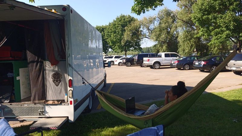 Picture 5/21 of a Custom Box Truck Camper w/ Full Fridge & King Bed for sale in Denver, Colorado