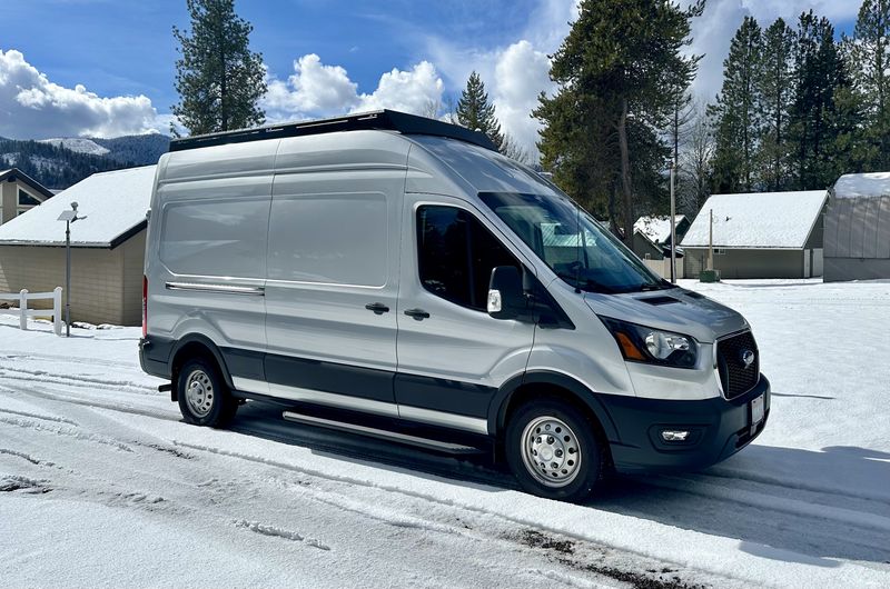 Picture 3/19 of a 2022 Ford Transit 350 AWD HR 148” in Silver. EcoBoost 3.5L for sale in Coeur d'Alene, Idaho
