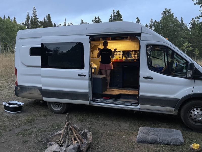 Picture 1/14 of a 2020 Ford Transit Family Campervan Seats 5 Sleeps 5 for sale in Denver, Colorado