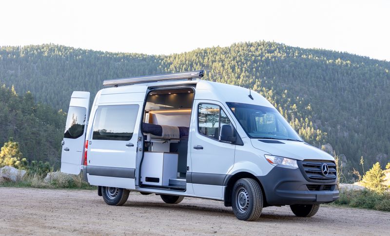 Picture 1/10 of a 2021 Mercedes Sprinter 144 by Geotrek for sale in Boulder, Colorado