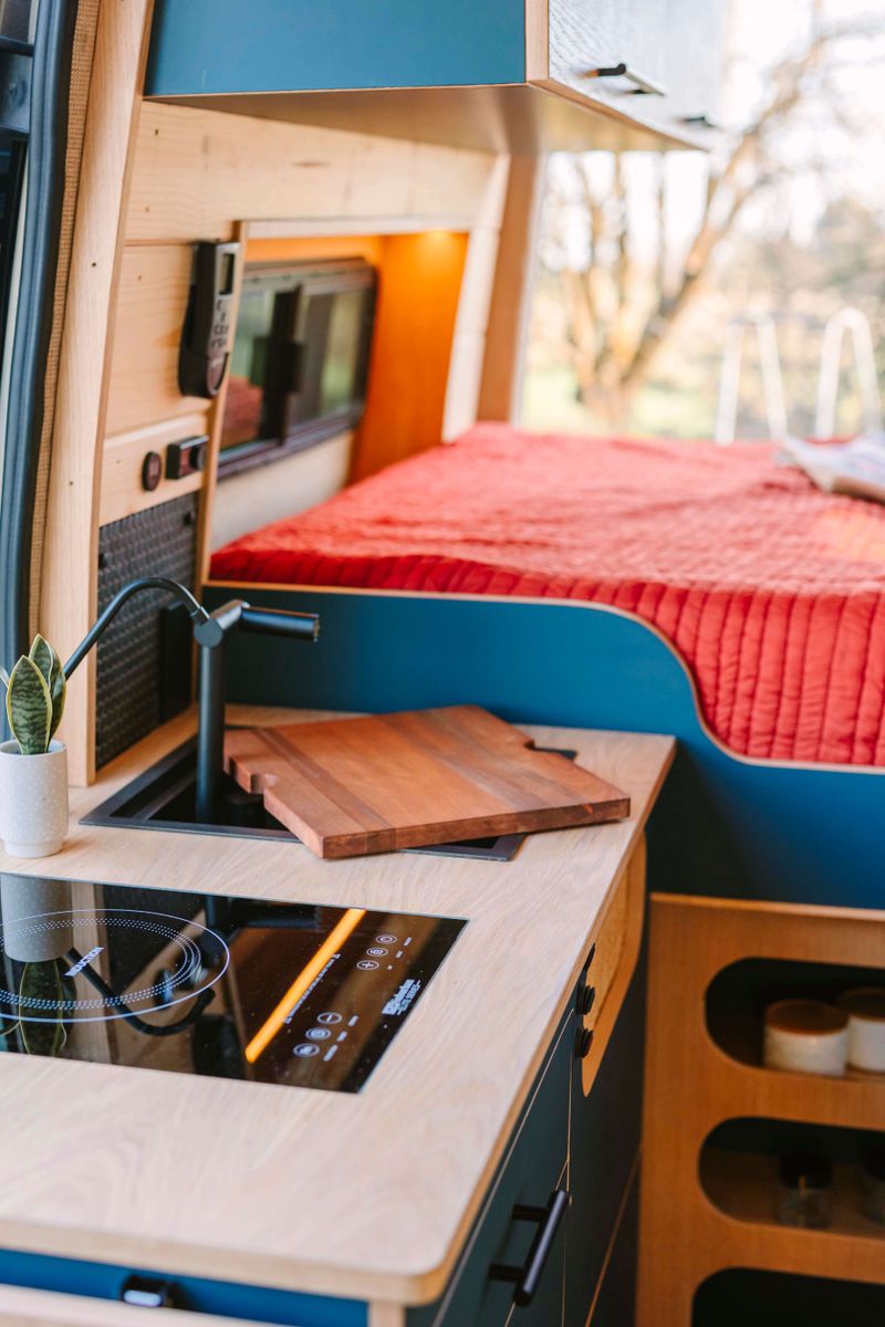 Picture 3/30 of a New 2025 144” Sprinter | Yolo Camper Vans build for sale in Davis, California