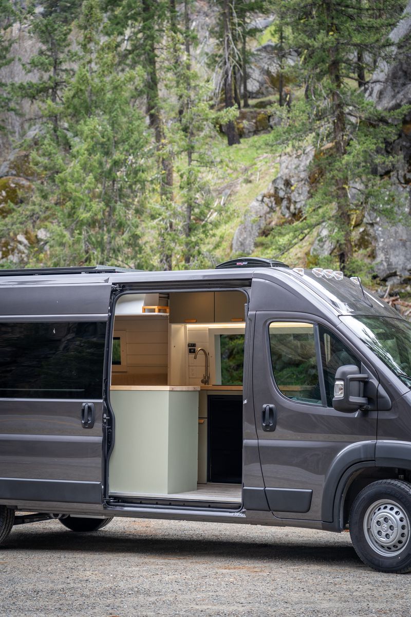 Picture 2/27 of a New Build Turnkey Van-2 Queen Beds, Hidden Shower, Off Grid for sale in Leavenworth, Washington