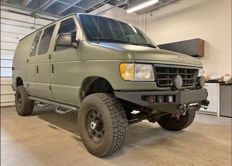 Picture 1/10 of a Ford E350 Econoline Quigley 4x4 Conversion for sale in Bishop, California