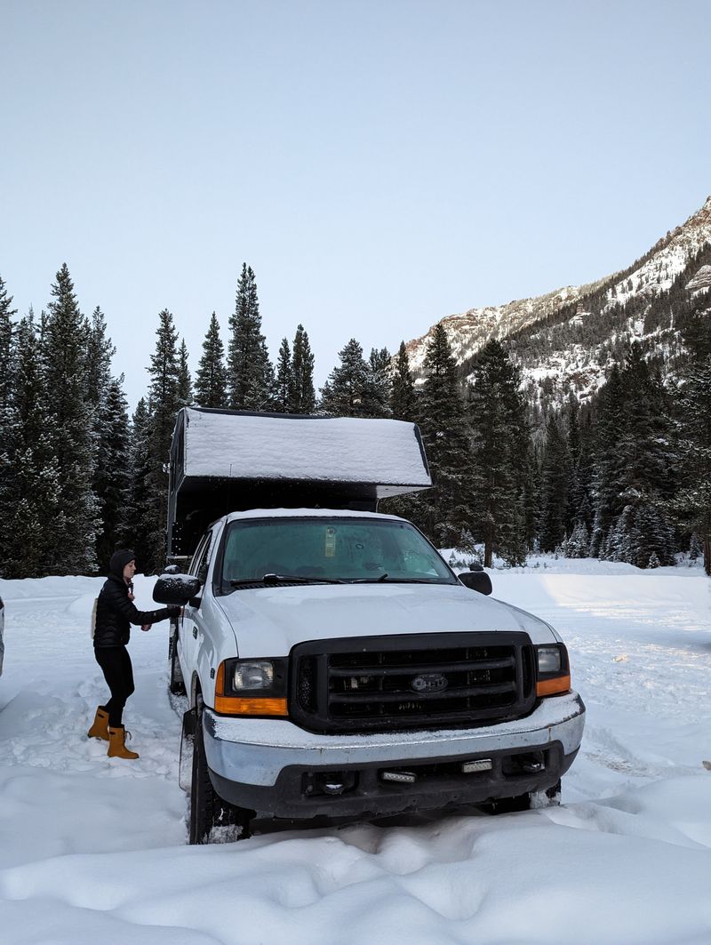 Picture 4/30 of a Truck camper - 2001 F350 4x4 , 2022 Capri Camper, Price drop for sale in Portland, Oregon