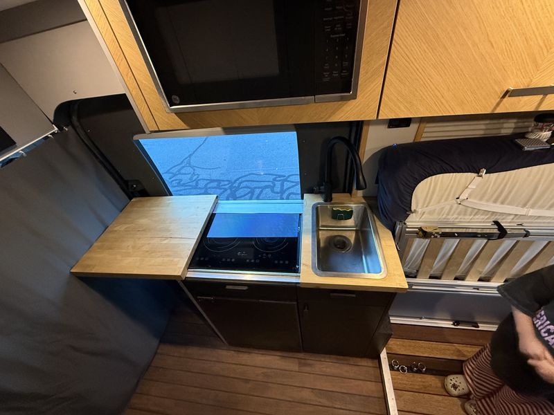 Picture 5/14 of a 2021 Ford Transit High Roof 350 RV Conversion - 31k miles for sale in Salt Lake City, Utah