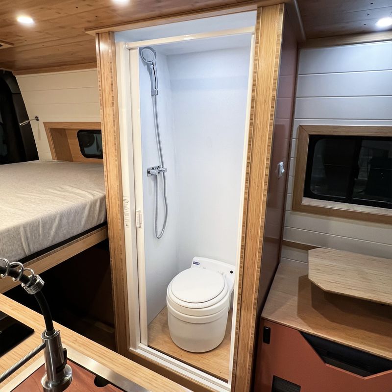 Picture 5/16 of a AWD Mercedes Sprinter 144" Campervan with Indoor Shower for sale in Rancho Cordova, California
