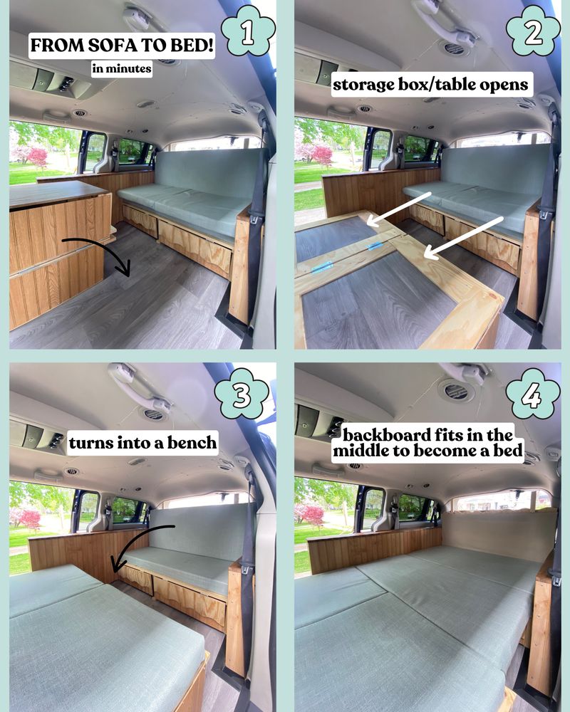 Picture 4/11 of a Bespoke converted minivan! for sale in Lexington, Kentucky
