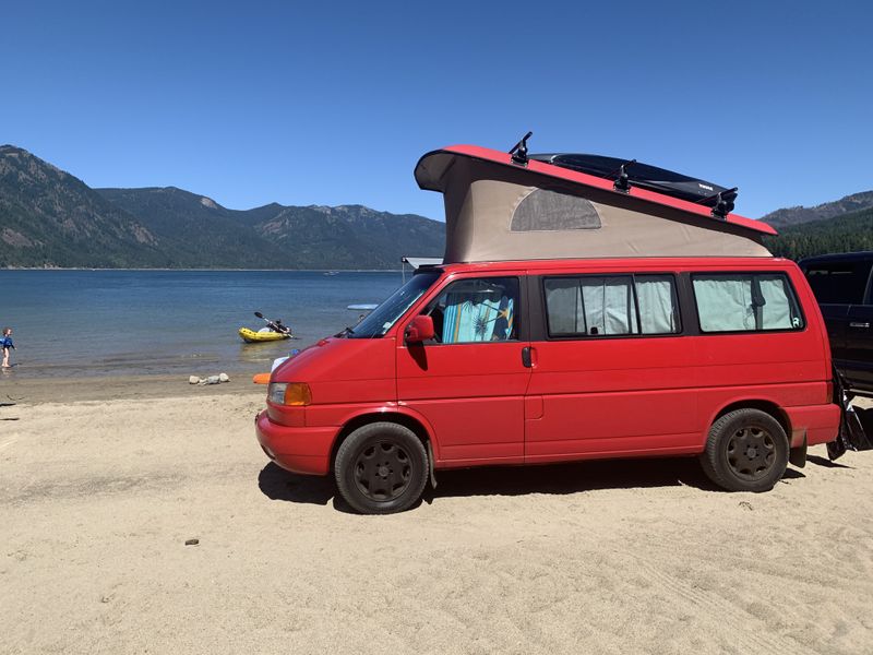 Picture 2/13 of a 2003 VW Eurovan Weekender – Rare Red – Loaded Camper for sale in Portland, Oregon