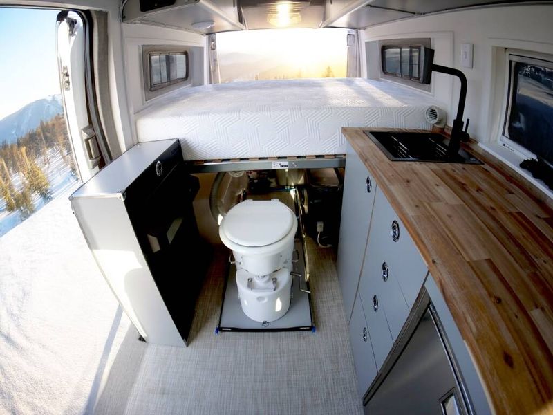 Picture 3/29 of a AWD EcoBoost Ford Transit 4 Season Camper Van for sale in Pasco, Washington