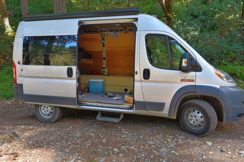 Picture 4/19 of a 2017 Promaster. Under 20K miles. Simple camping conversion for sale in Eugene, Oregon