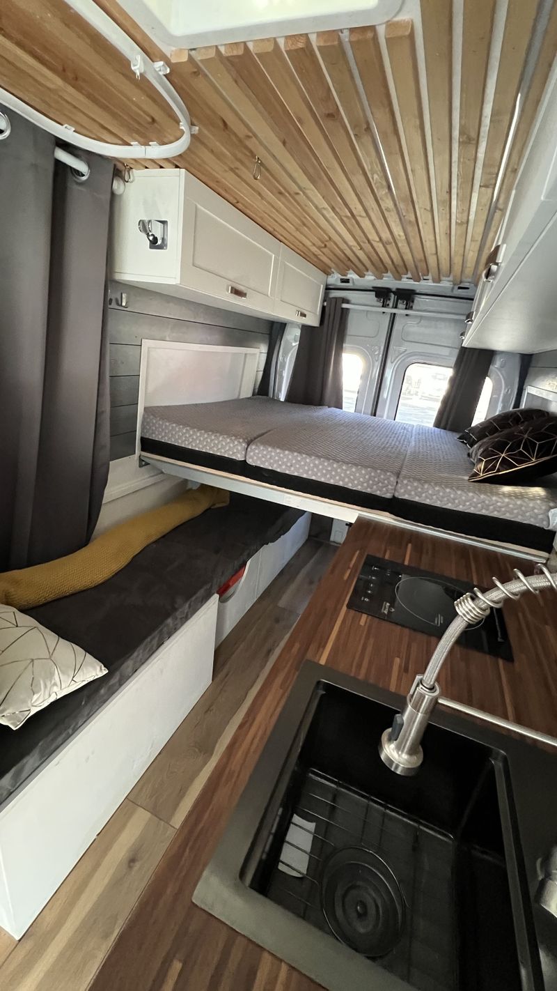 Picture 5/22 of a NEW Camper van Sits/sleeps 3 / inside bathroom / 0ff grid  for sale in Big Bear Lake, California