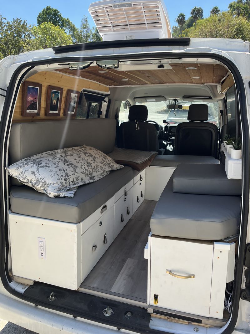 Picture 4/37 of a Micro Camper w solar, Queen bed, Nissan NV200 for sale in Los Angeles, California