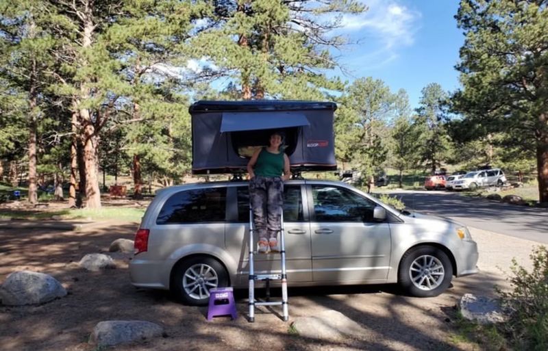 Picture 1/12 of a AngusVan: Stealth Grand Caravan Camper + Roofnest! for sale in Brighton, Colorado