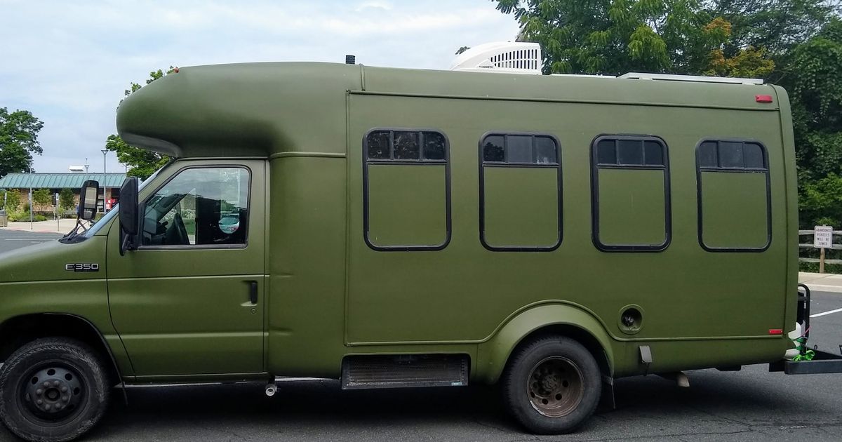 Camper Van For Sale: 2003 E 350 Super Duty Diesel Van Conversion