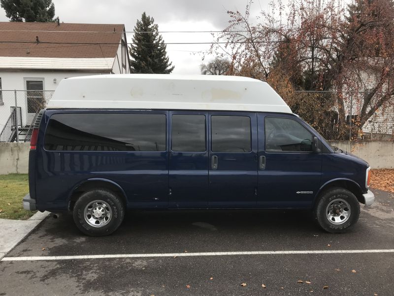 Picture 6/6 of a 2002 Chevy Express Van Tall Raised Roof Empty Interior for sale in Rexburg, Idaho