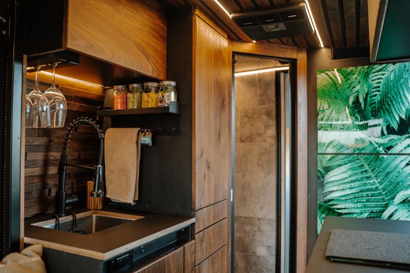 Picture 4/20 of a Sprinter 4x4: Shower, Theater, Bed Lift, Available June for sale in San Diego, California