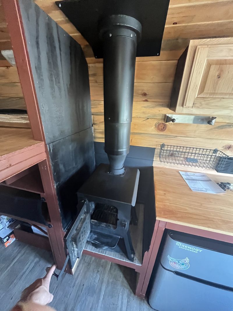Picture 2/19 of a Lifted ProMaster With Wood Stove! Ski Van for sale in Leadville, Colorado
