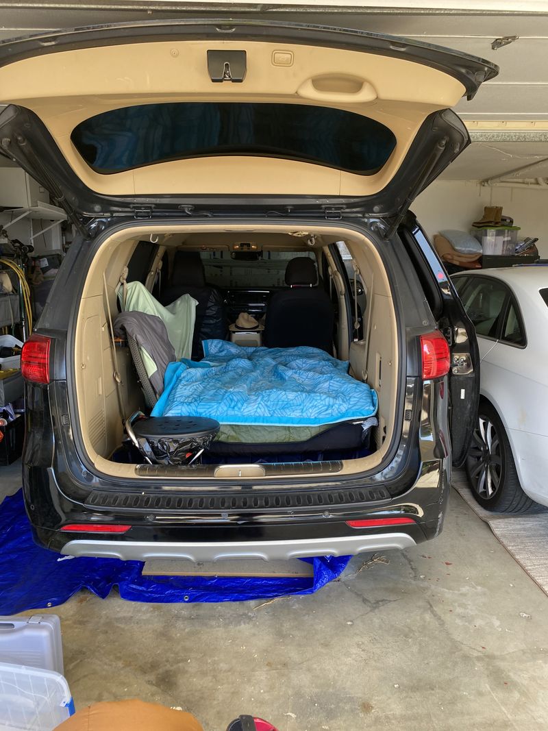 Picture 2/18 of a Stealth Mini Van Camper FWD, snow and mud tires for sale in Rancho Palos Verdes, California