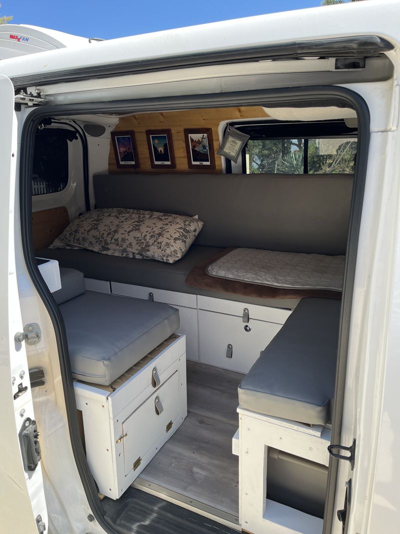 Picture 5/37 of a Micro Camper w solar, Queen bed, Nissan NV200 for sale in Los Angeles, California
