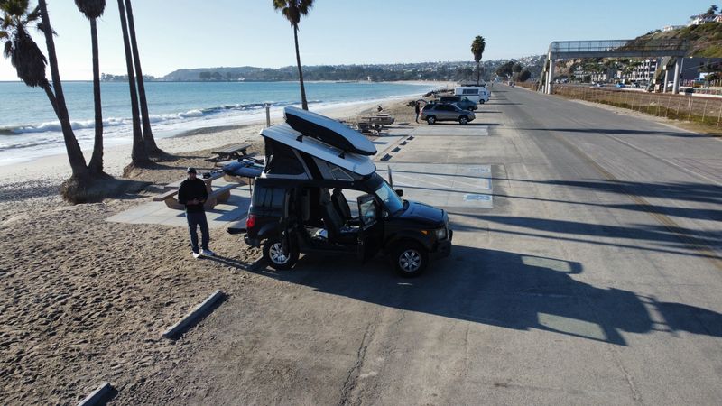Picture 1/10 of a 2008 Honda Element E camper for sale in San Clemente, California