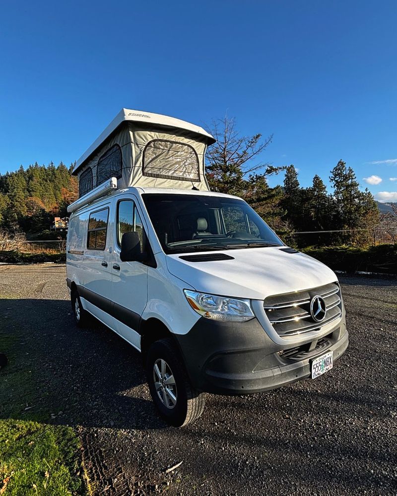 Picture 1/23 of a 2020 Mercedes-Benz Sprinter AWD Pop-Top Camper for sale in Hood River, Oregon