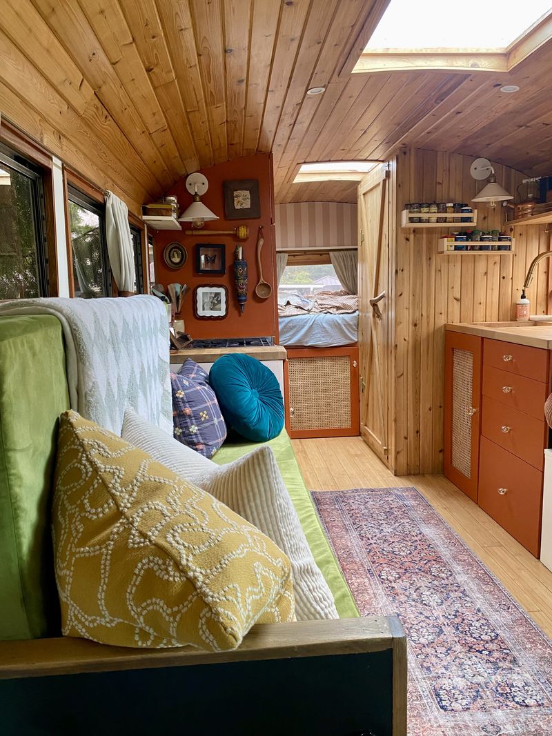 Picture 3/23 of a 2007 Lavender Skoolie - Cottage on wheels! for sale in Portland, Oregon