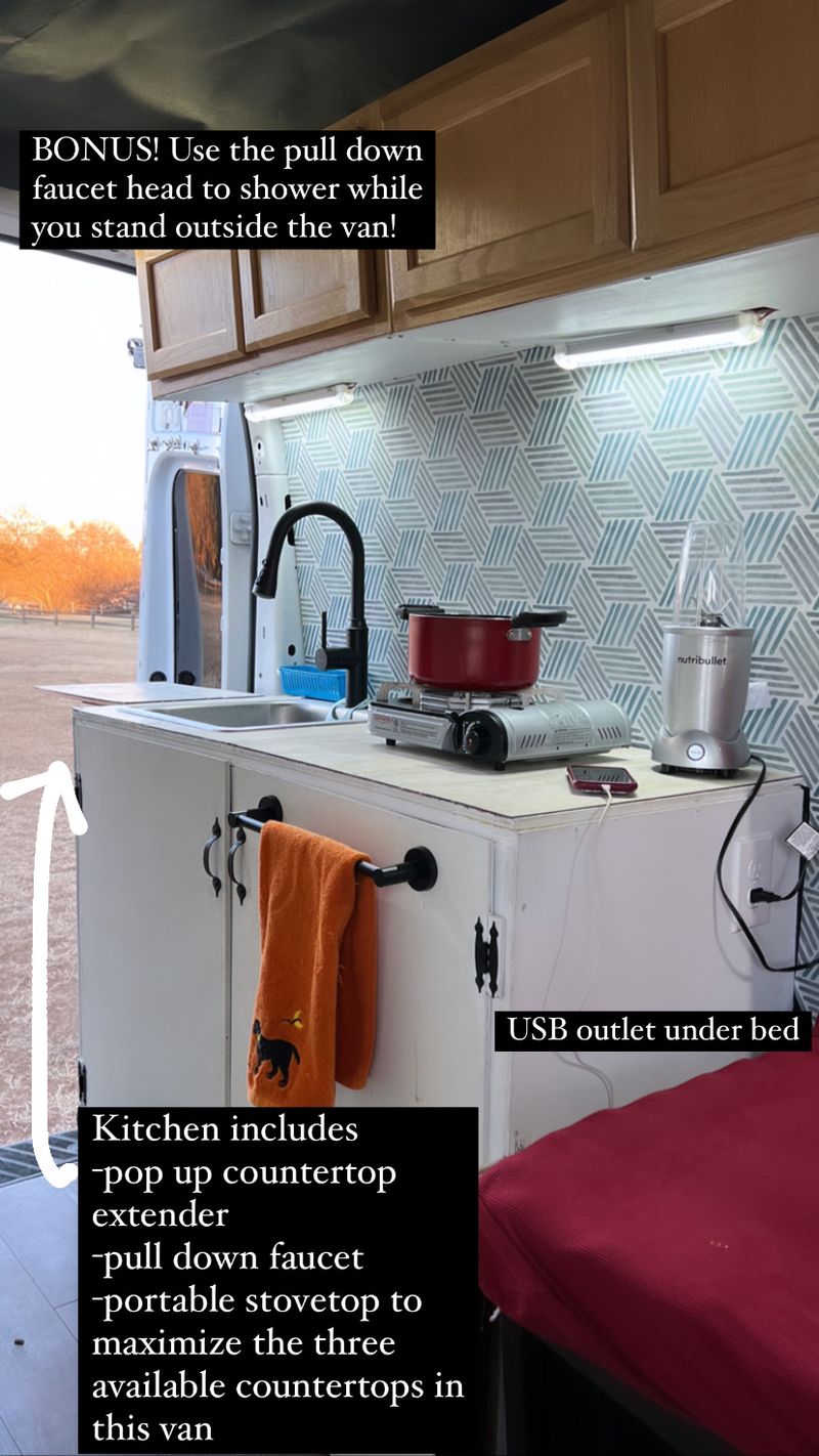 Picture 4/10 of a 2017 High Roof Ford Transit- An Apartment on Wheels for sale in Austin, Texas