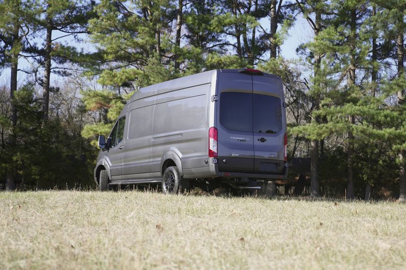 Picture 4/13 of a 2023 Carbonized Gray Trail Ford Transit 350 High-Roof EXT for sale in Fayetteville, Arkansas