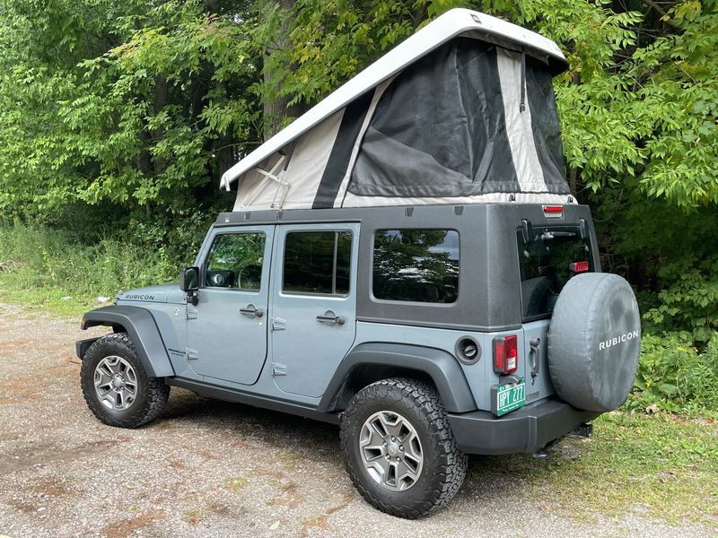 Picture 2/7 of a 2015 Jeep Rubicon with installed Ursa Minor Pop-Top for sale in Burlington, Vermont